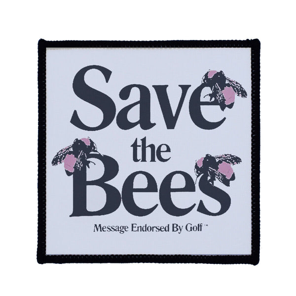 Tyler Save The Bees Golf Sew On Badge