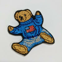 Baby Blue Bear Patch Embroidered Iron-On Patch