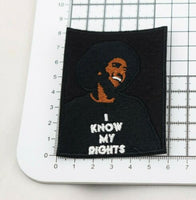 Colin Kaepernick 'I Know My Rights' Embroidered Iron-On Patch