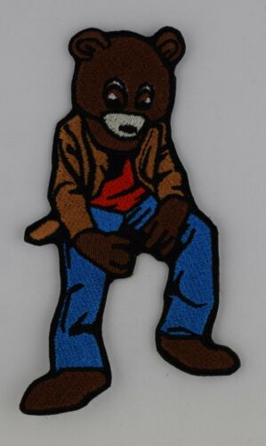 Kanye West Dropout Bear Full Pose Big Embroidered Iron-On Patch